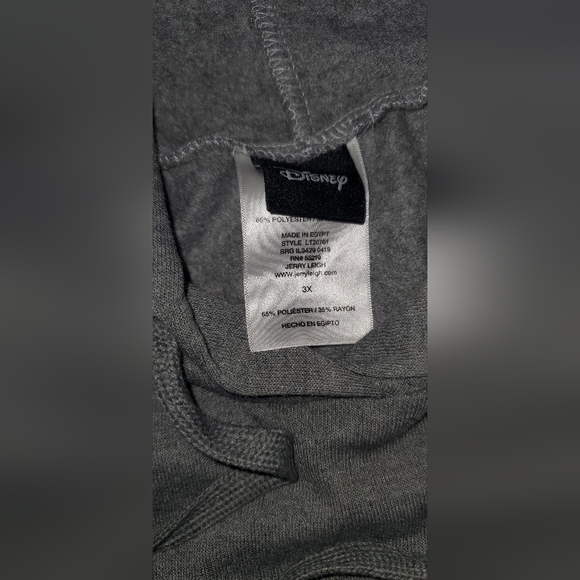 Plus Size Mickey Mouse Crop Top Light Sweater - Picture 5 of 5